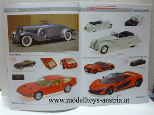 Minichamps Katalog 2014 Edition I RESIN Modelle