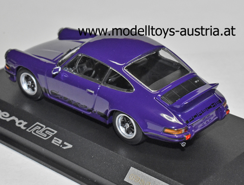 Porsche 911 Coupe Carrera RS 2.7 Lilac violett 1:43