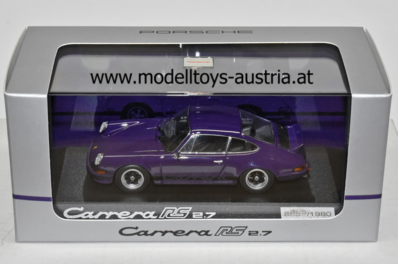 Porsche 911 Coupe Carrera RS 2.7 Lilac violett 1:43
