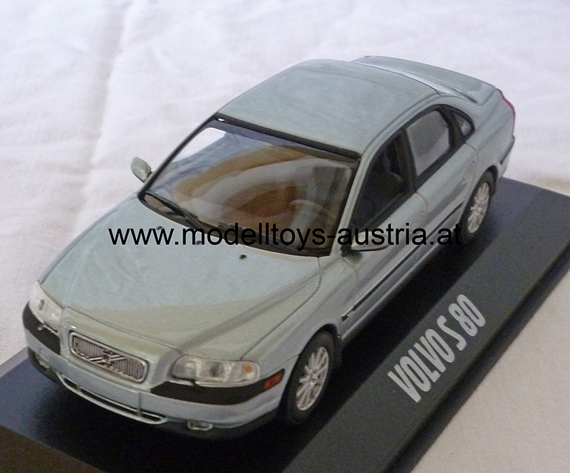 Volvo S80 Limousine Typ TS 1998 - 2006 silberblau metallik 1:43