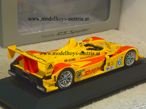 Porsche RS Spyder DHL MAASSEN / BRISCOE / LONG 1:43
