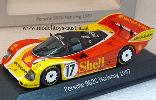 Porsche 962 C 1987 Norisring 200 Meilen von NÜRNBERG Hans Joachim STUCK / Derek BELL 1:43