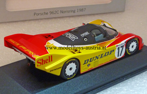 Porsche 962 C 1987 Norisring 200 Meilen von NÜRNBERG Hans Joachim STUCK / Derek BELL 1:43