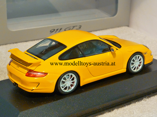 Porsche 911 997 Coupe GT3 gelb 1:43