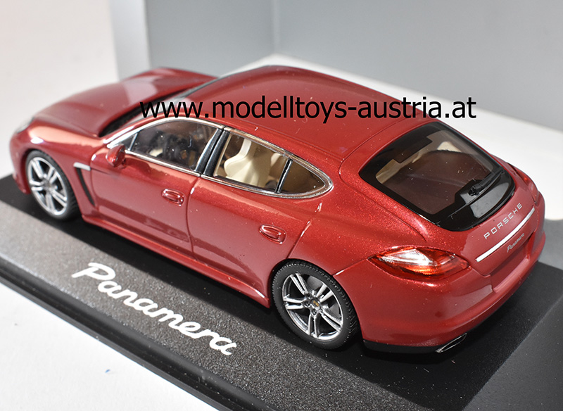 Porsche Panamera 2009 rot metallick 1:43