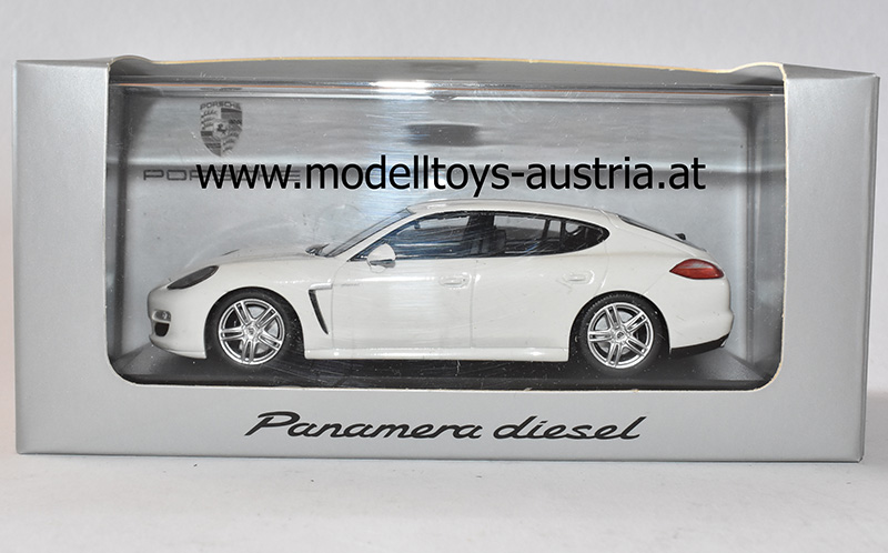 Porsche Panamera Diesel 2009 weiss 1:43