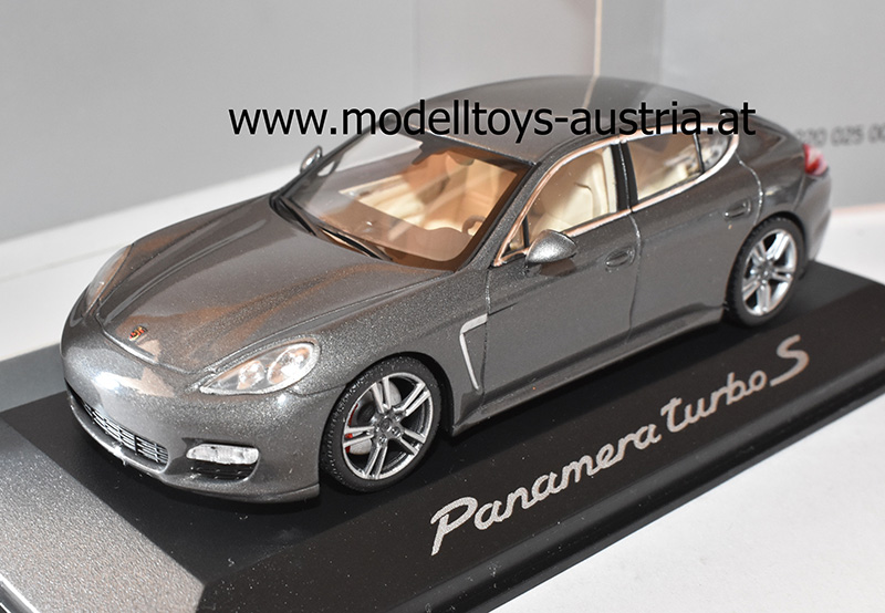 Porsche Panamera Turbo S 2009 dunkelgrau metallick 1:43