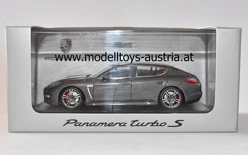 Porsche Panamera Turbo S 2009 dunkelgrau metallick 1:43