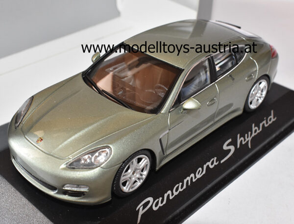 Porsche Panamera S Hybrid 2010 grün metallick 1:43