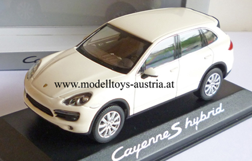 Porsche Cayenne S Hybrid 2010 weiss 1:43