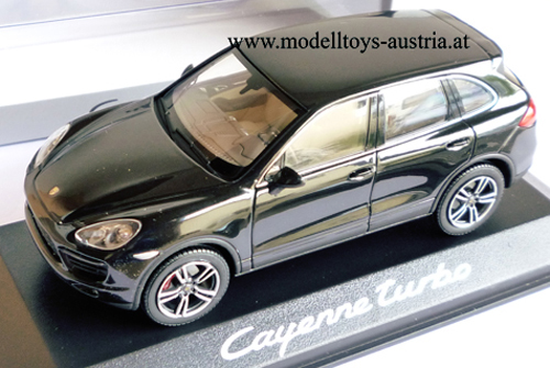 Porsche Cayenne Turbo 2010 schwarz 1:43