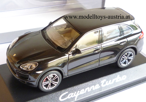 Porsche Cayenne Turbo 2010 schwarz 1:43