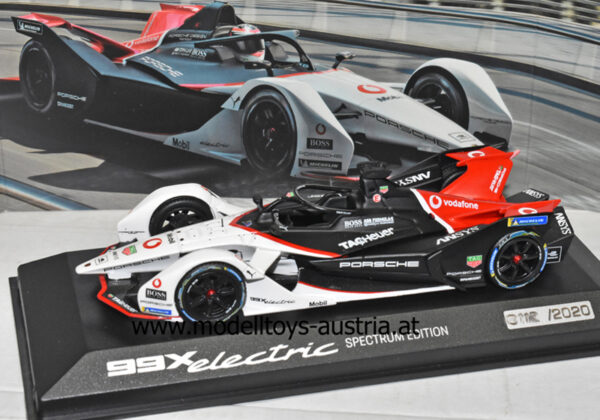 Porsche 99X Electric Spectrum Edition PRÄSENTATION IAA 2019 Formel E 1:43 E-Mobilität