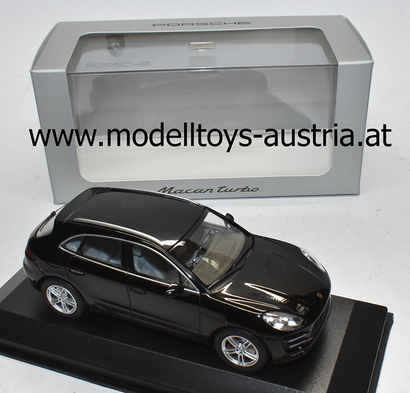 Porsche Macan Turbo SUV 2013 schwarz 1:43