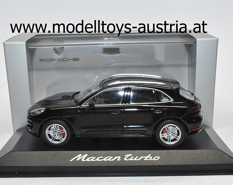 Porsche Macan Turbo SUV 2013 schwarz 1:43