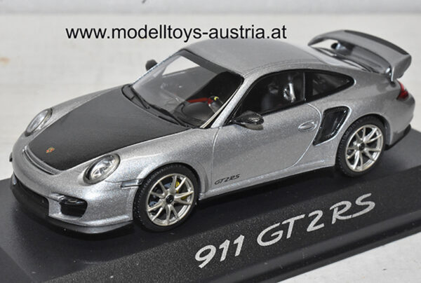 Porsche 911 997 Coupe GT2 RS silber metallik / carbon 1:43