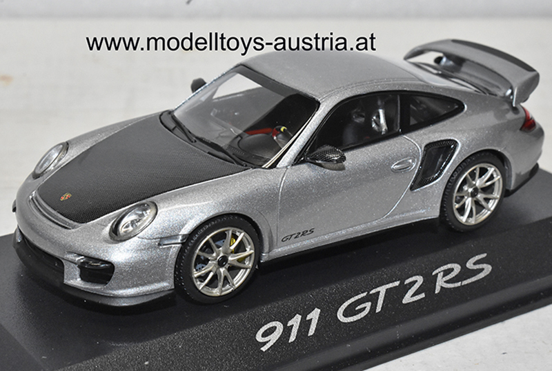 Porsche 911 997 Coupe GT2 RS silber metallik / carbon 1:43