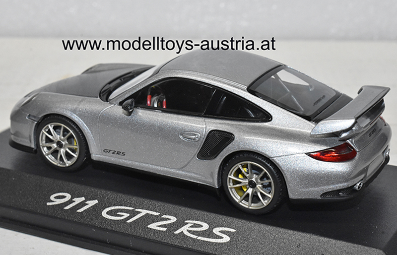 Porsche 911 997 Coupe GT2 RS silber metallik / carbon 1:43