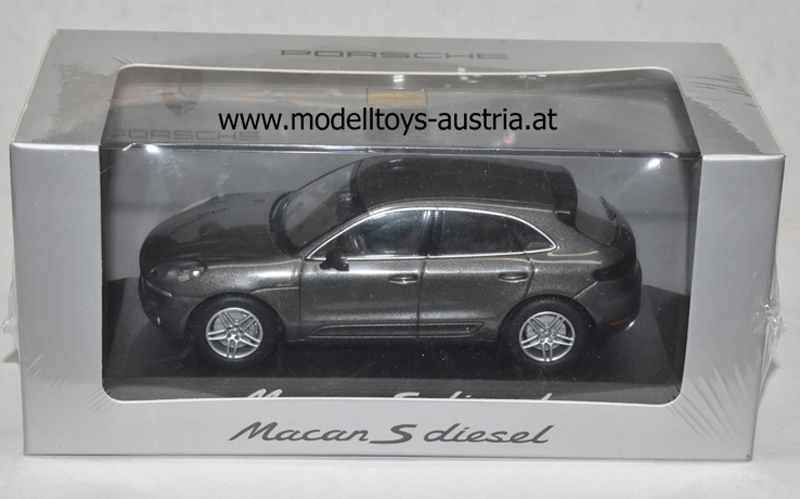 Porsche Macan S Diesel SUV 2013 grau metallik 1:43