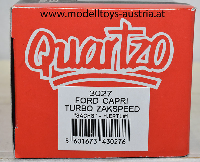 Ford Capri Turbo Gr.5 1979 DRM Harald ERTL Sachs 1:43 Quartzo