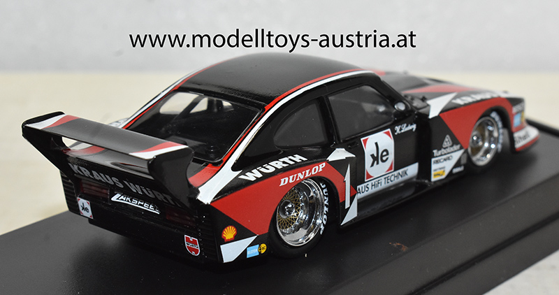 Ford Capri Turbo Gr.5 1980 DRM Kraus HiFi Klaus LUDWIG 1:43 Quartzo