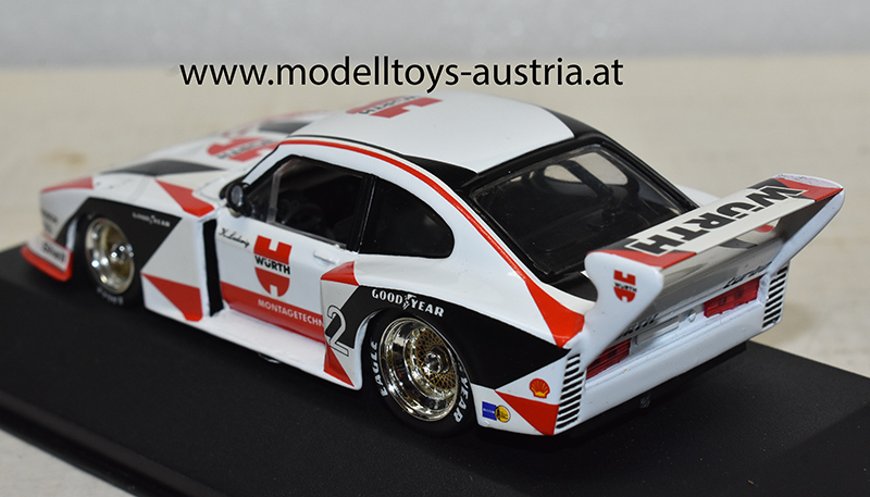 Ford Capri Turbo Gr.5 1981 DRM CHAMPION Würth Klaus LUDWIG 1:43