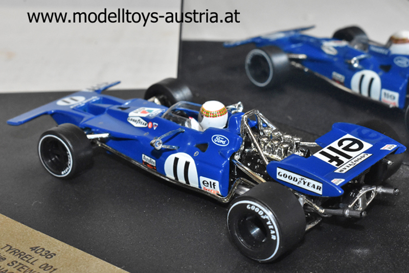 Tyrrell 001 Ford 1971 Sir Jackie STEWART Sieger Monaco GP Monte Carlo 1:43
