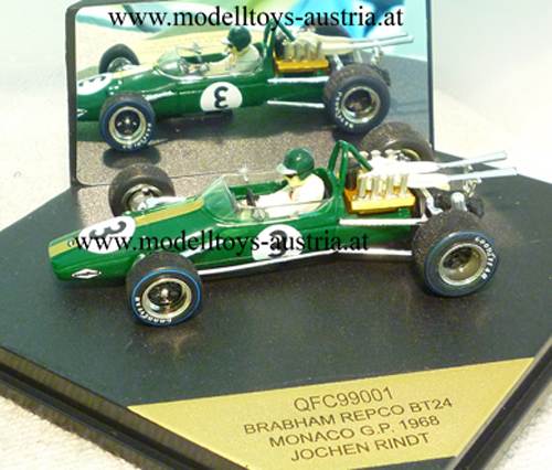 Brabham BT24 Repco 1968 Monaco GP Jochen RINDT 1:43