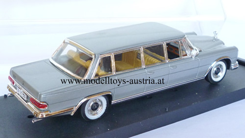 Mercedes Benz W100 600 Pullman Limousine 1965 silber met. 1:43
