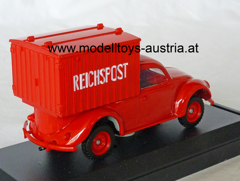 VW Käfer Typ 83 1945 REICHSPOST 1:43 Militär