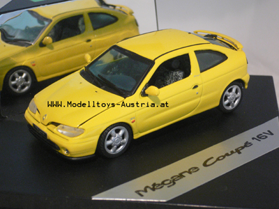 Renault Megane Coupe 2.0 16V 1997 gelb 1:43
