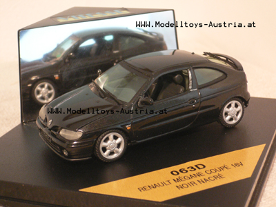 Renault Megane Coupe 2.0 16V 1997 schwarz 1:43
