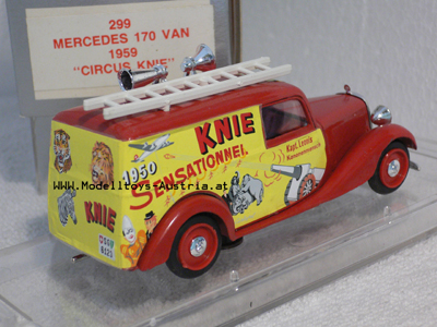 Mercedes 170 Van 1965 ZIRKUS KNIE 1:43