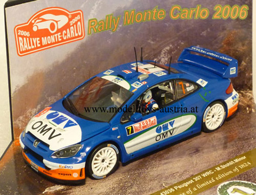 Peugeot 307 WRC 2006 Rally Monte Carlo STOHL / MINOR 1:43 Vitesse