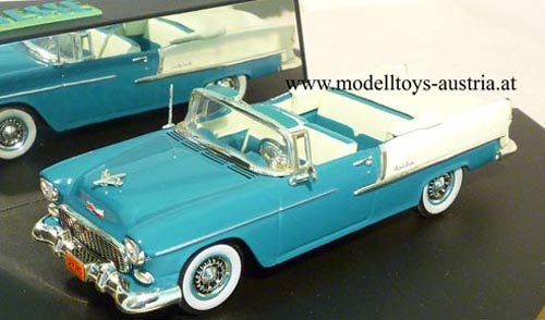 Chevrolet Bel Air Cabrio 1955 türkis / weiss 1:43