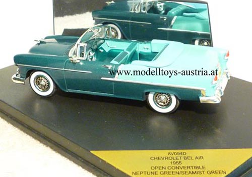 Chevrolet Bel Air Cabrio 1955 grün metallik / grün 1:43