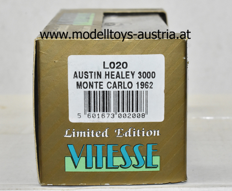 Austin Healey 3000 1962 Rally Monte Carlo David Seigle-MORRIS / Tony AMBROSE 1:43
