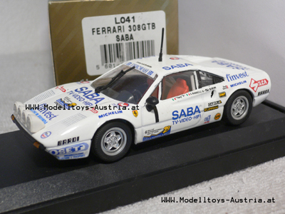 Ferrari 308 GTB SABA Rally Internationale Della Lana 1983 1:43