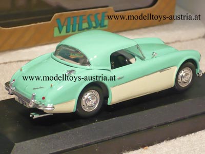 Austin Healey 100 SIX Cabrio Hard Top 1959 türkis / weiss 1:43
