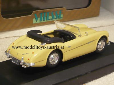 Austin Healey 100 SIX Cabrio 1959 gelb 1:43