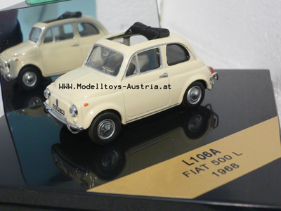 Fiat 500 L 1968 creme 1:43