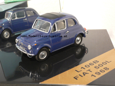 Fiat 500 L 1968 dunkelblau 1:43