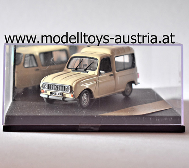 Renault 4 R4 F4 VAN 1978 beige 1:43 Vitesse