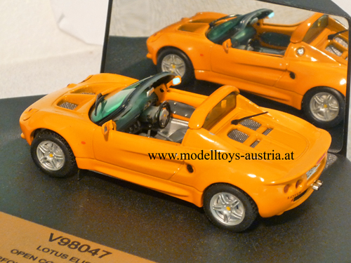 Lotus Elise Cabrio 1997 gelb 1:43