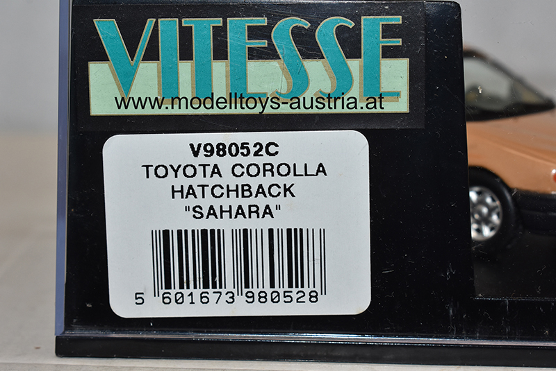 Toyota Corolla E11 Hatchback 1997 Saharabeige 1:43