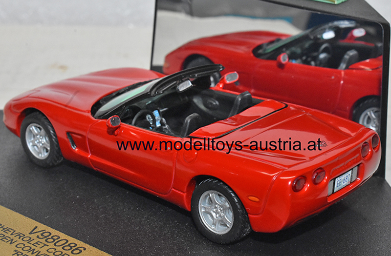 Chevrolet Corvette C5 Cabrio 1998 rot 1:43