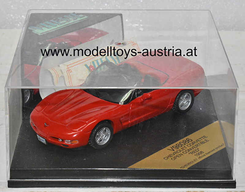 Chevrolet Corvette C5 Cabrio 1998 rot 1:43