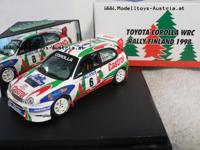Toyota Corolla WRC 1998 Rally Finnland AURIOL / GIRAUDET 1:43