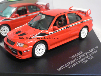 Mitsubishi Lancer EVO VI 1999 TOMMI MÄKINEN EDITION rot 1:43