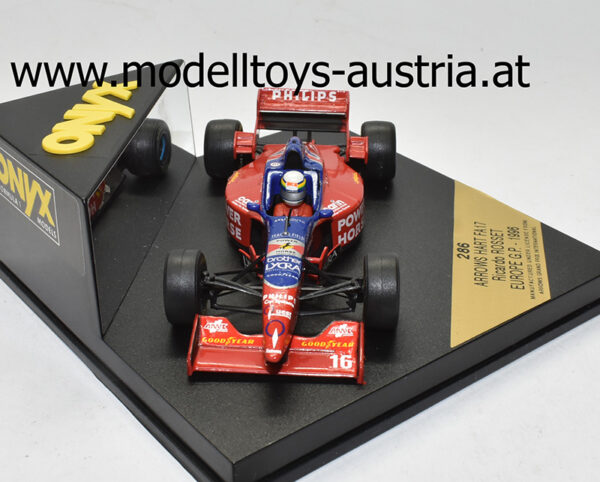 Arrows F17 Footwork Hart 1996 Ricardo ROSSET Europa GP 1:43